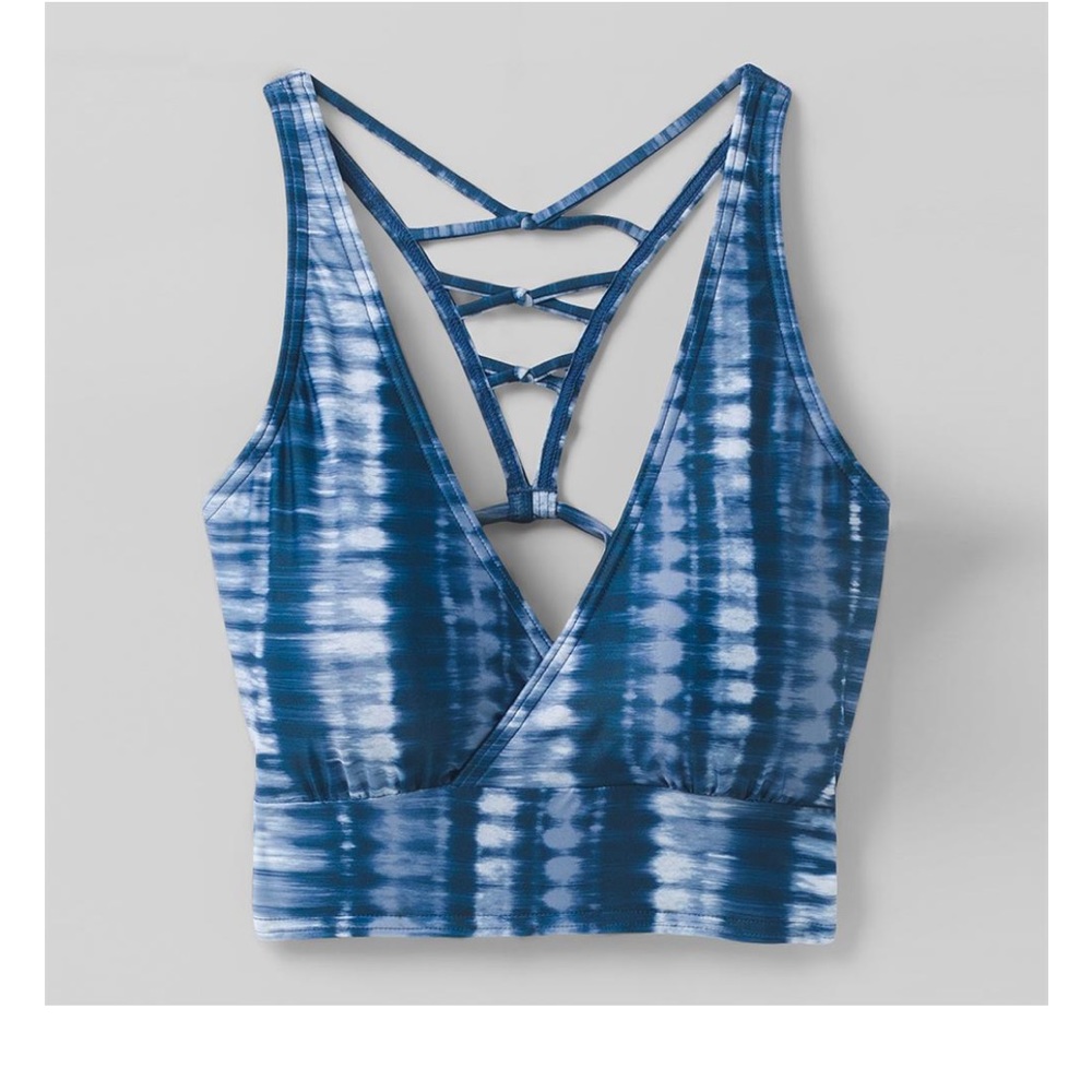 PRANA ATALIA BIKINI TOP WOMEN'S Small Belize Hazy Days